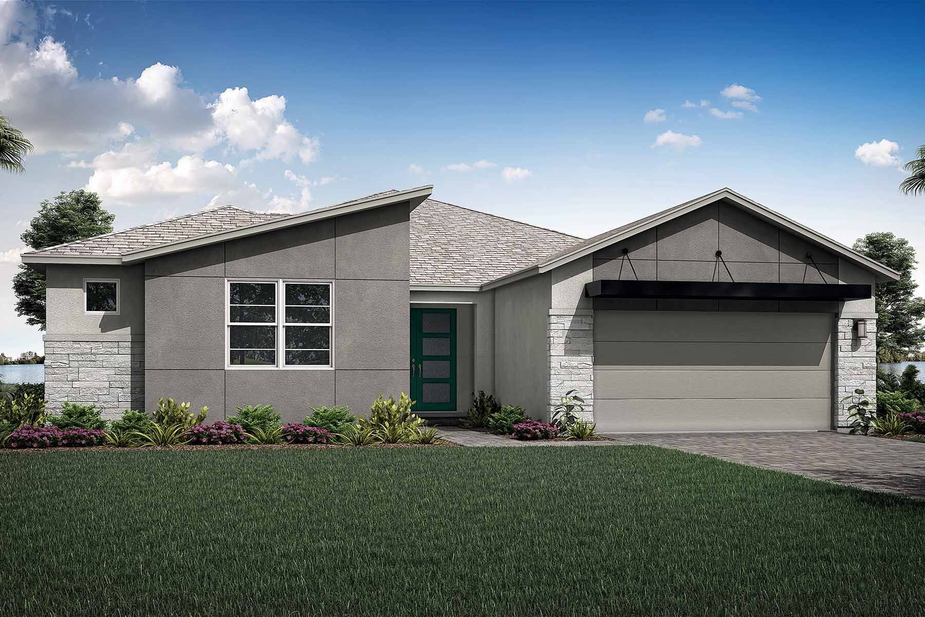 Biscayne Bay Modern Elevation