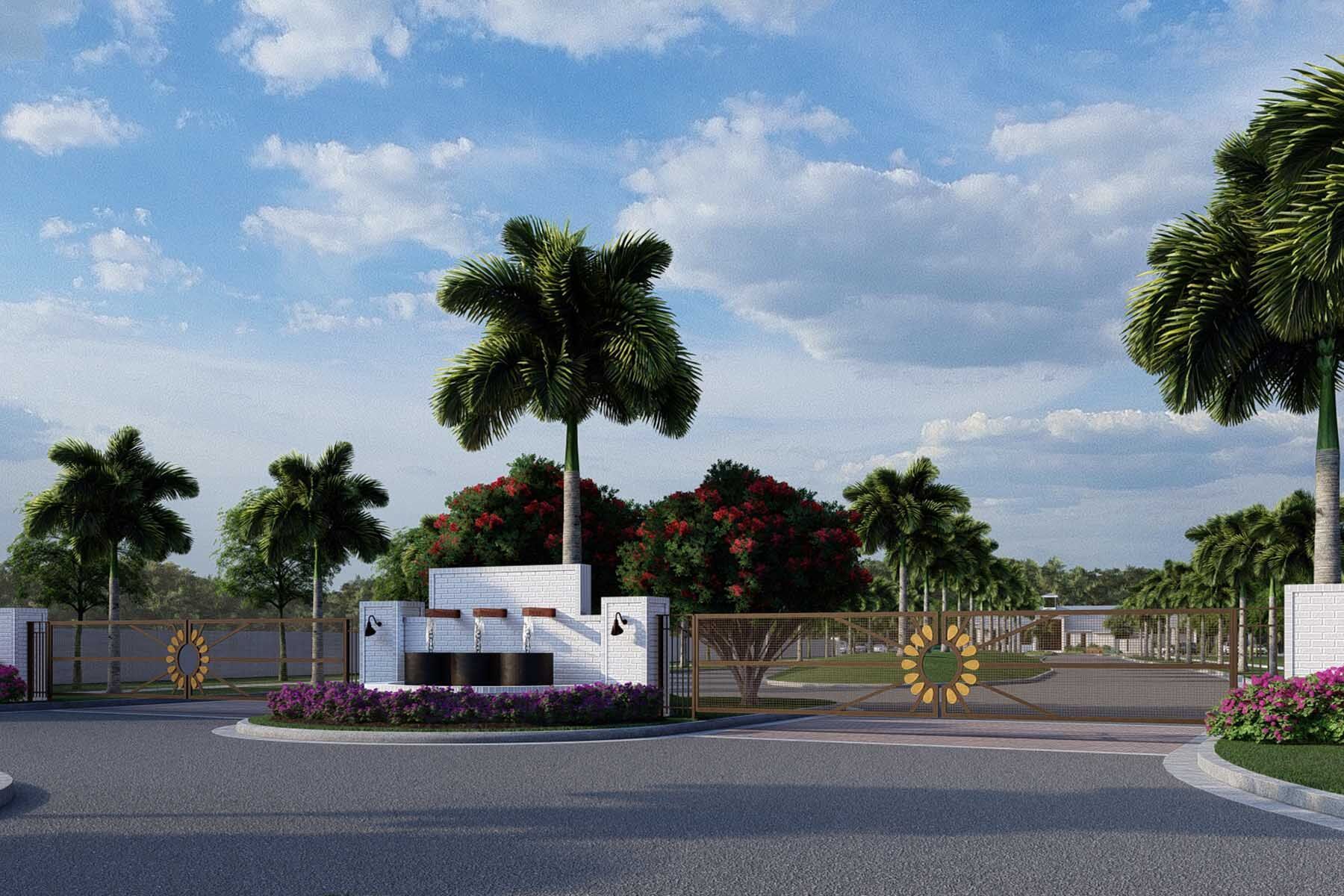 Artist's rendering of gated entry