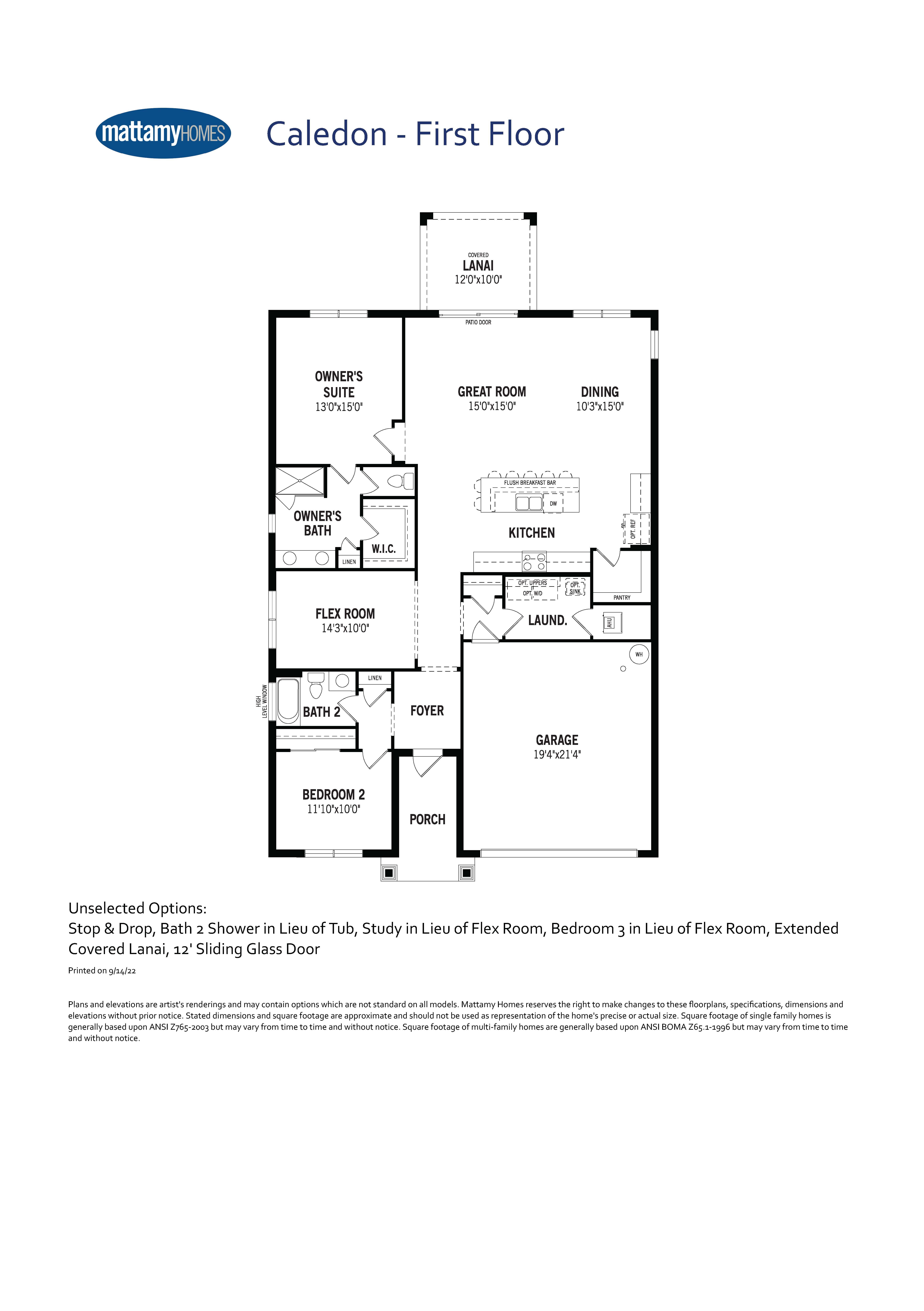 Caledon Floor Plan
