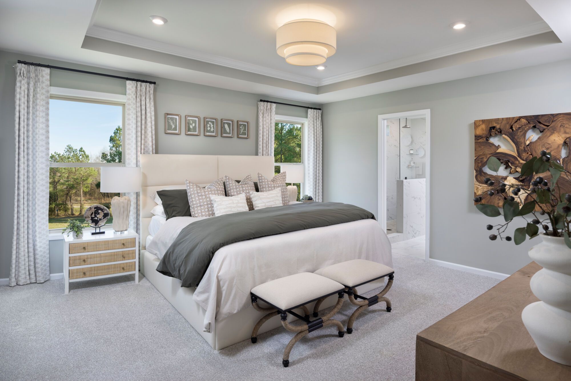 Huntersville - Roseshire Chase Sequoia Owner's Suite Bedroom