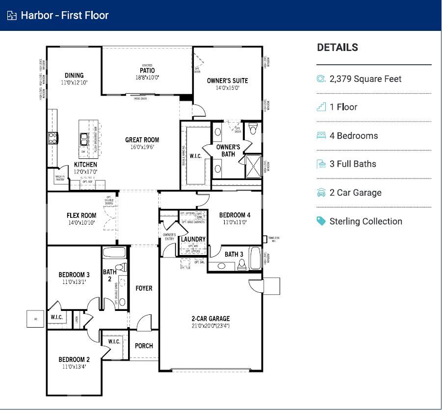 Harbor Floorplan