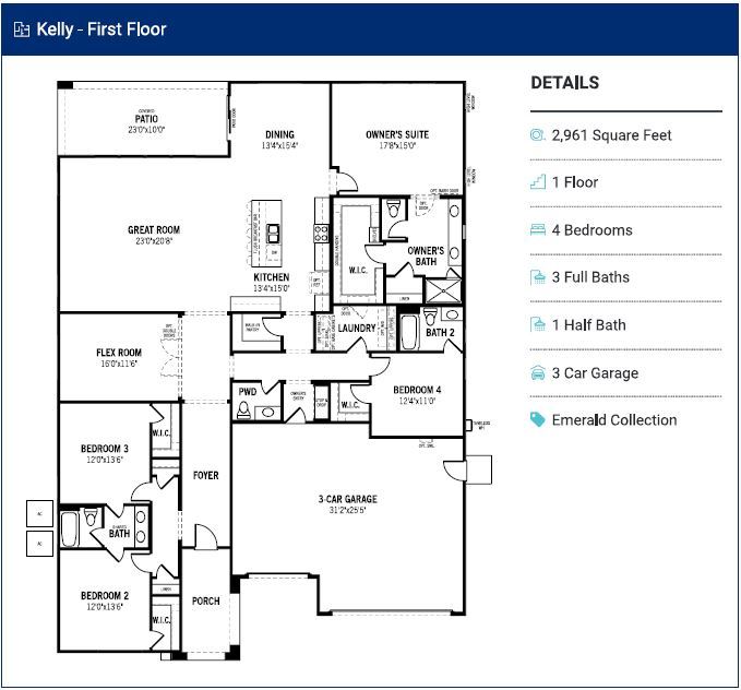 Kelly Floorplan