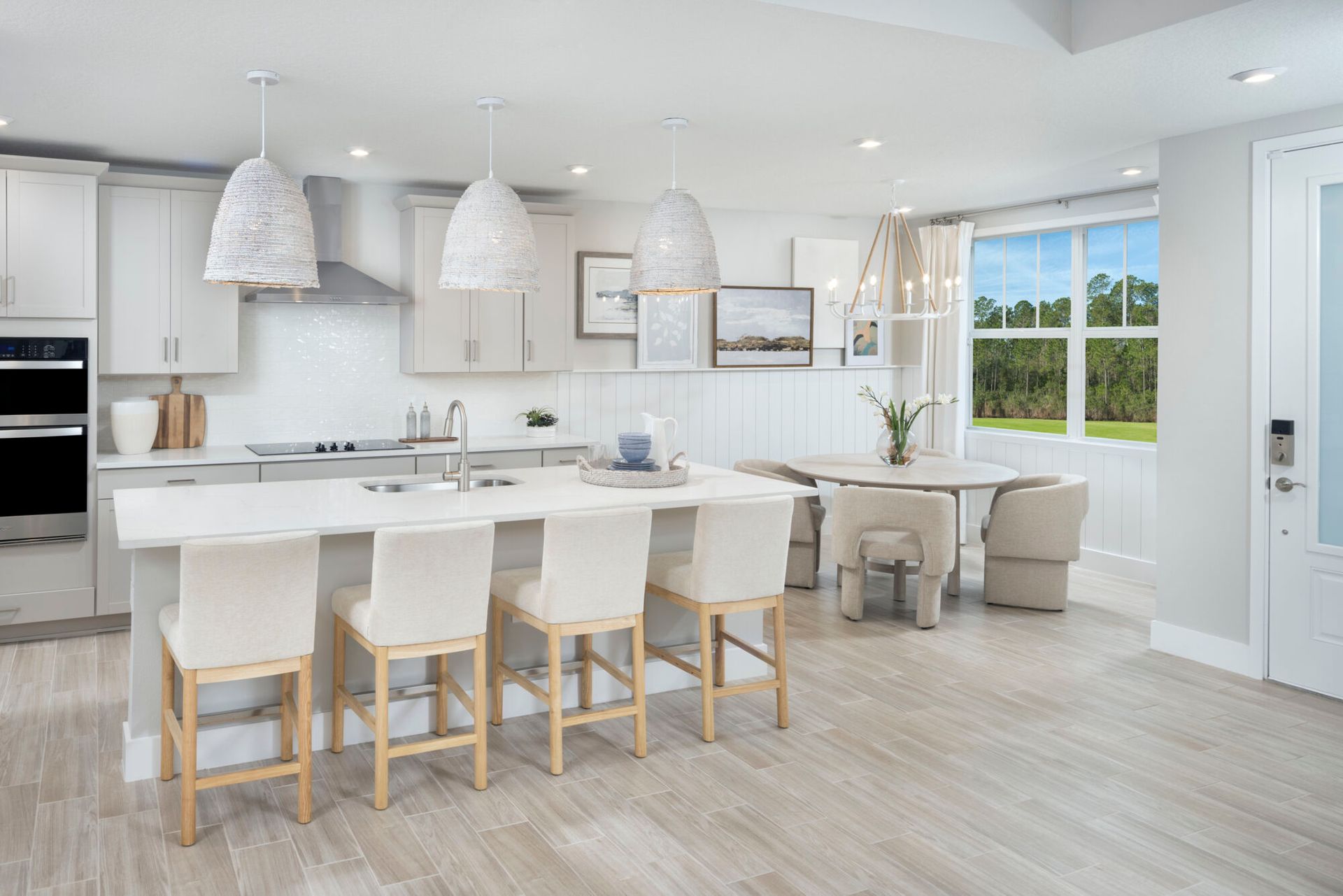 Spacious kitchens