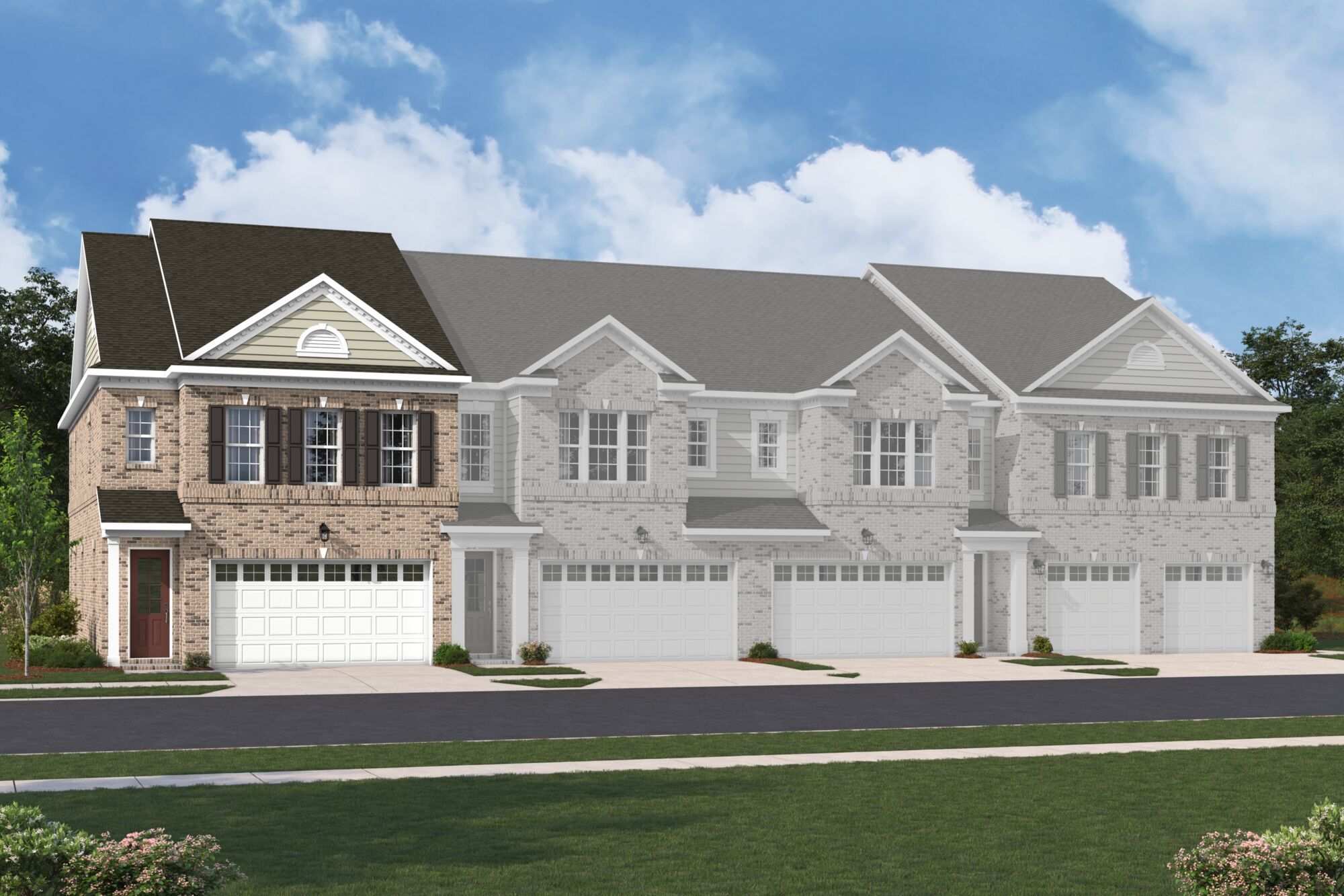 Caswell End - The Townes at Wade Ardrey: Charlotte, North Carolina - Mattamy Homes