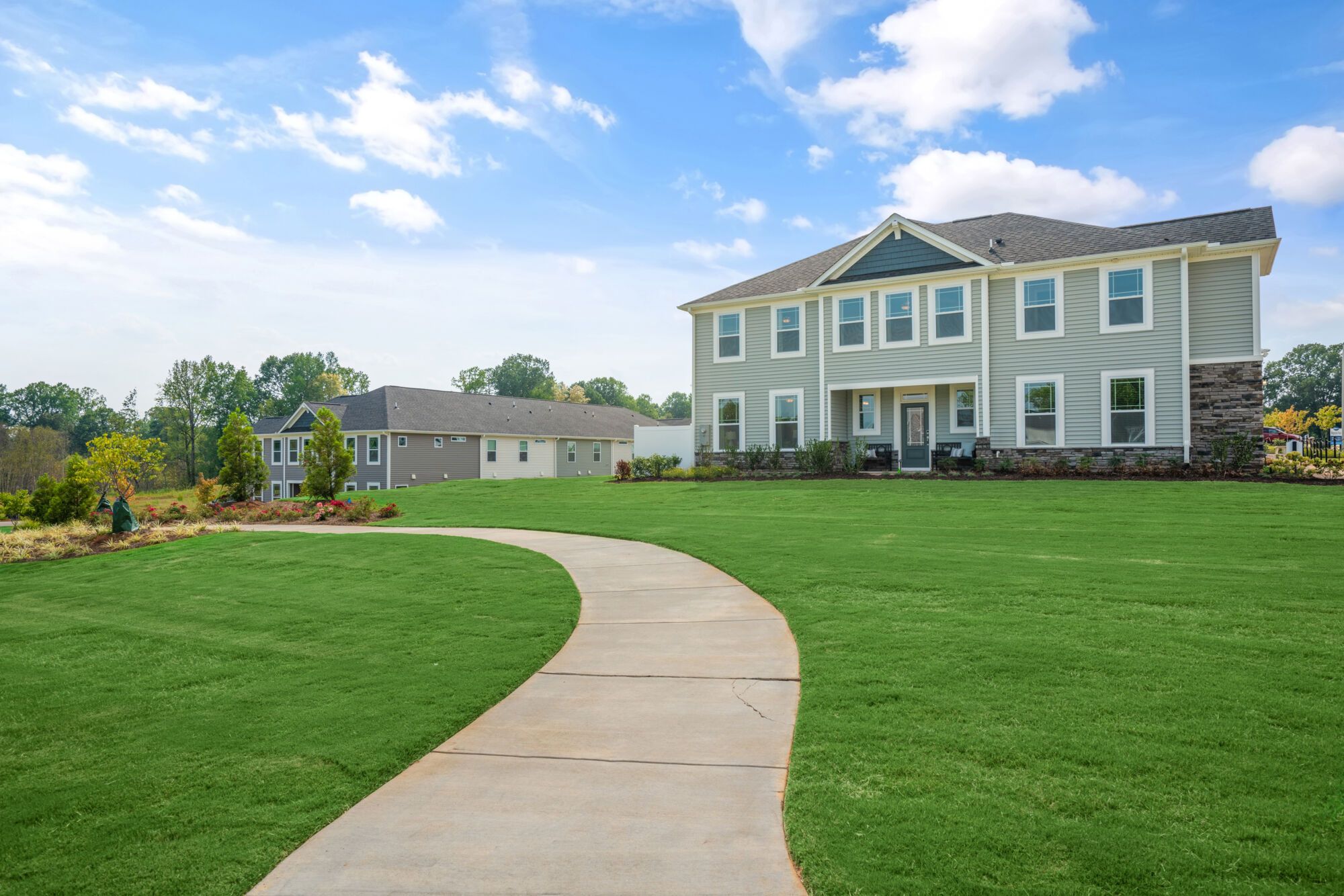 Clifton Model Home - Craftsman Side Elevation