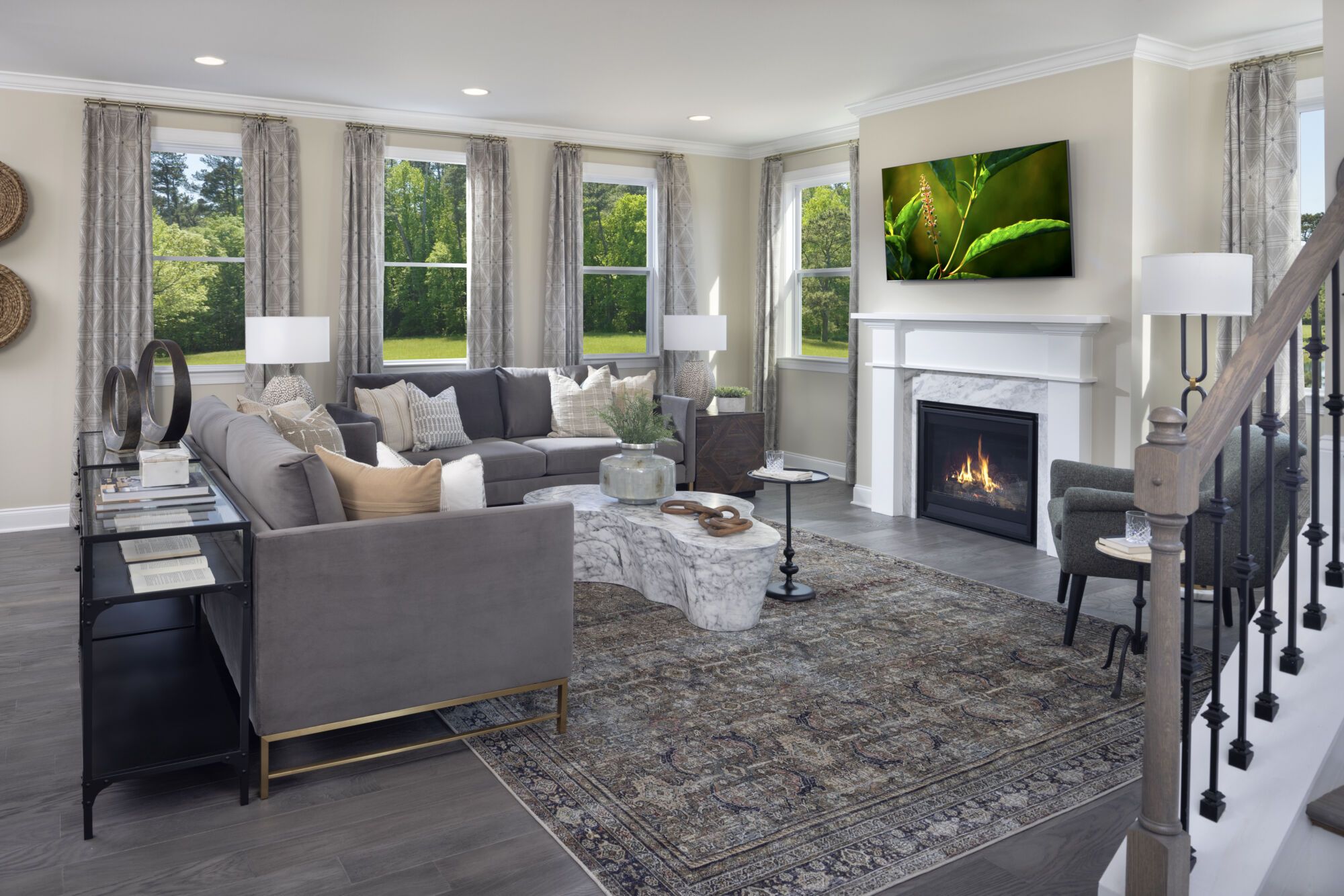 Lassen model home greatroom