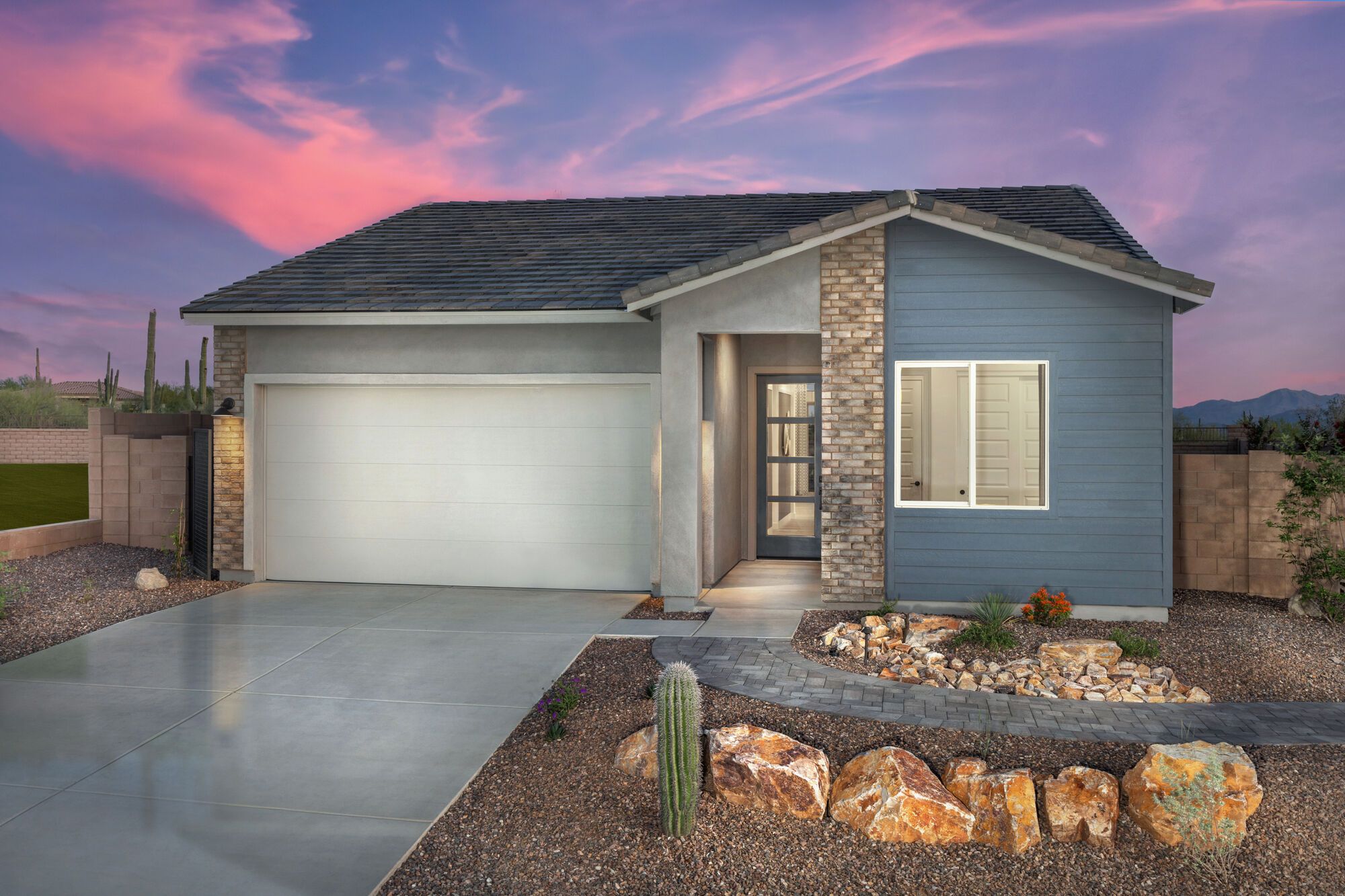 Copper Model Home Front - Dusk