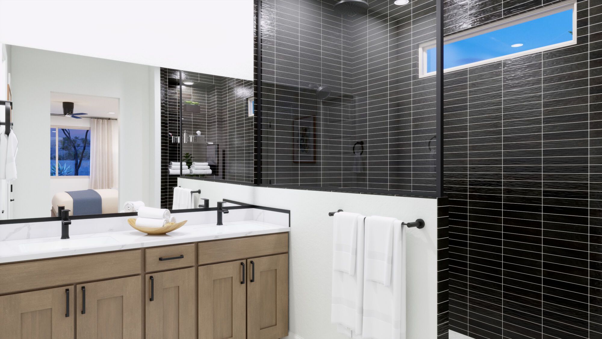 Owner's Bath w Walk-in Shower (alt view) - Virtual Photo