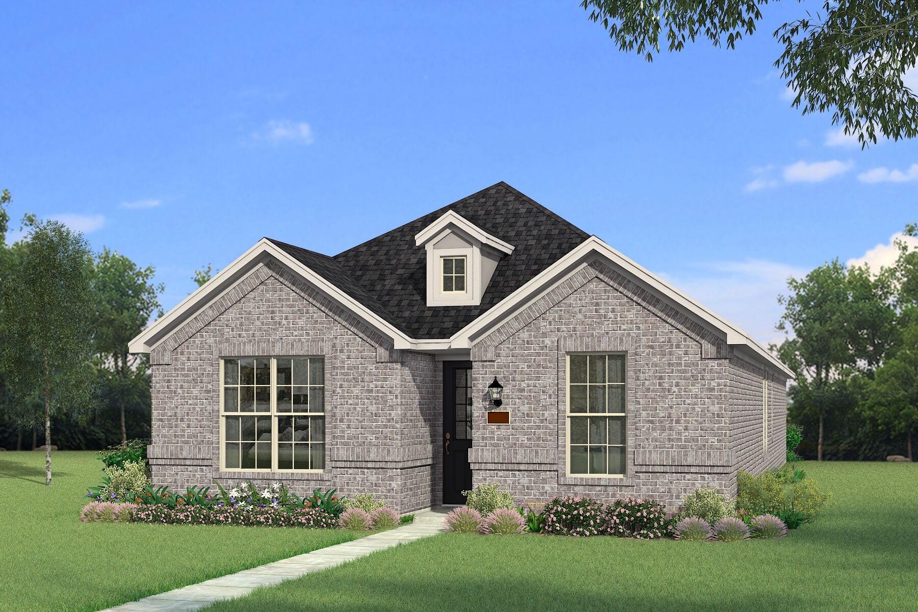 The Angelina - Traditional Elevation