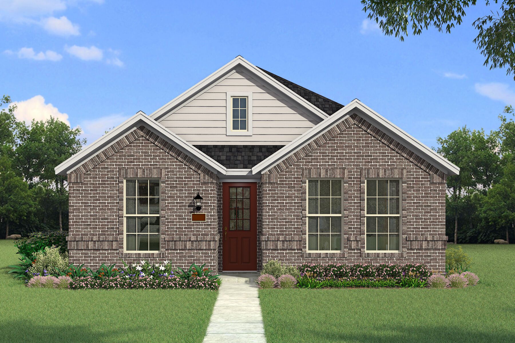 The Barton - Traditional Elevation