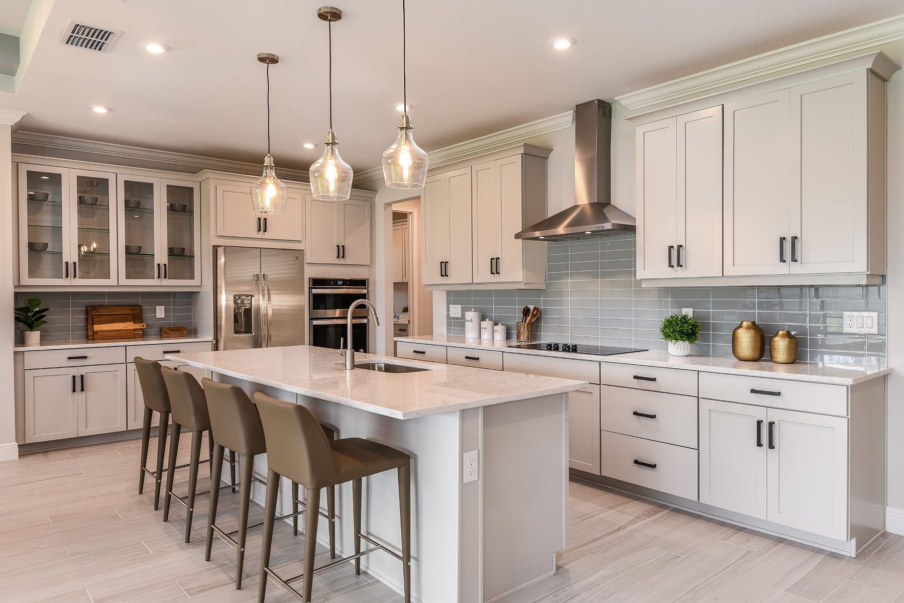 Generous kitchens