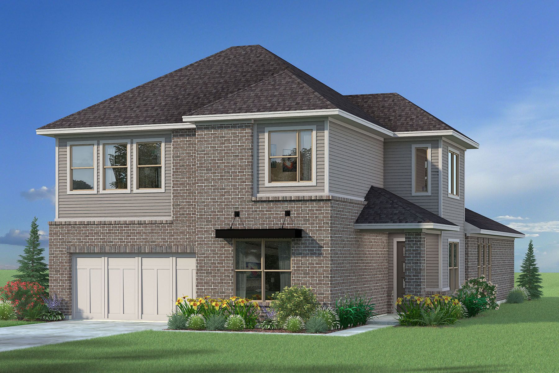 The St. Lucia - Modern Prairie Elevation