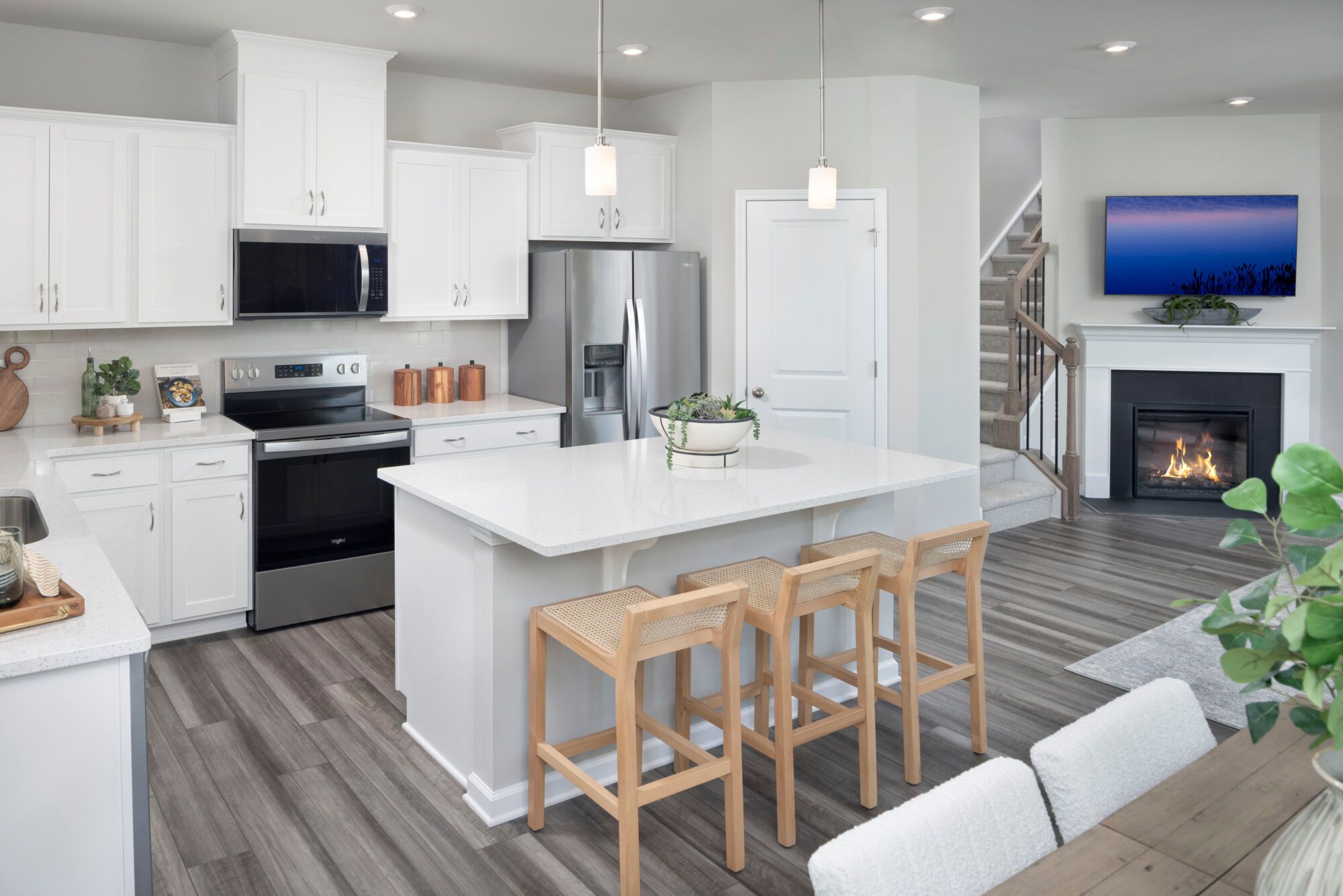 Briana Model Kitchen and Gathering Room