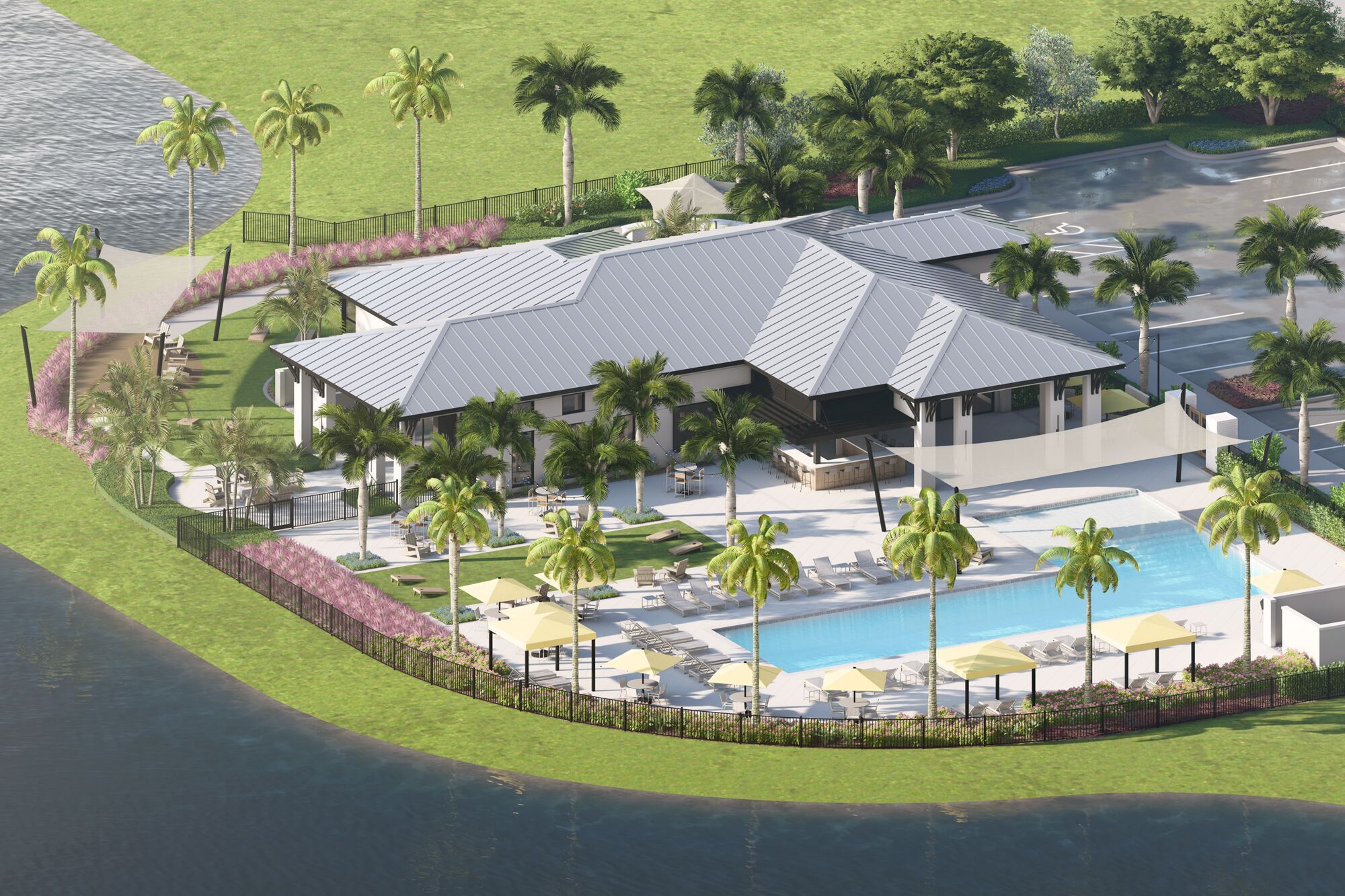 Future second amenity center - preliminary illustration