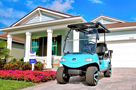 New home, new lifestyle, new golf cart