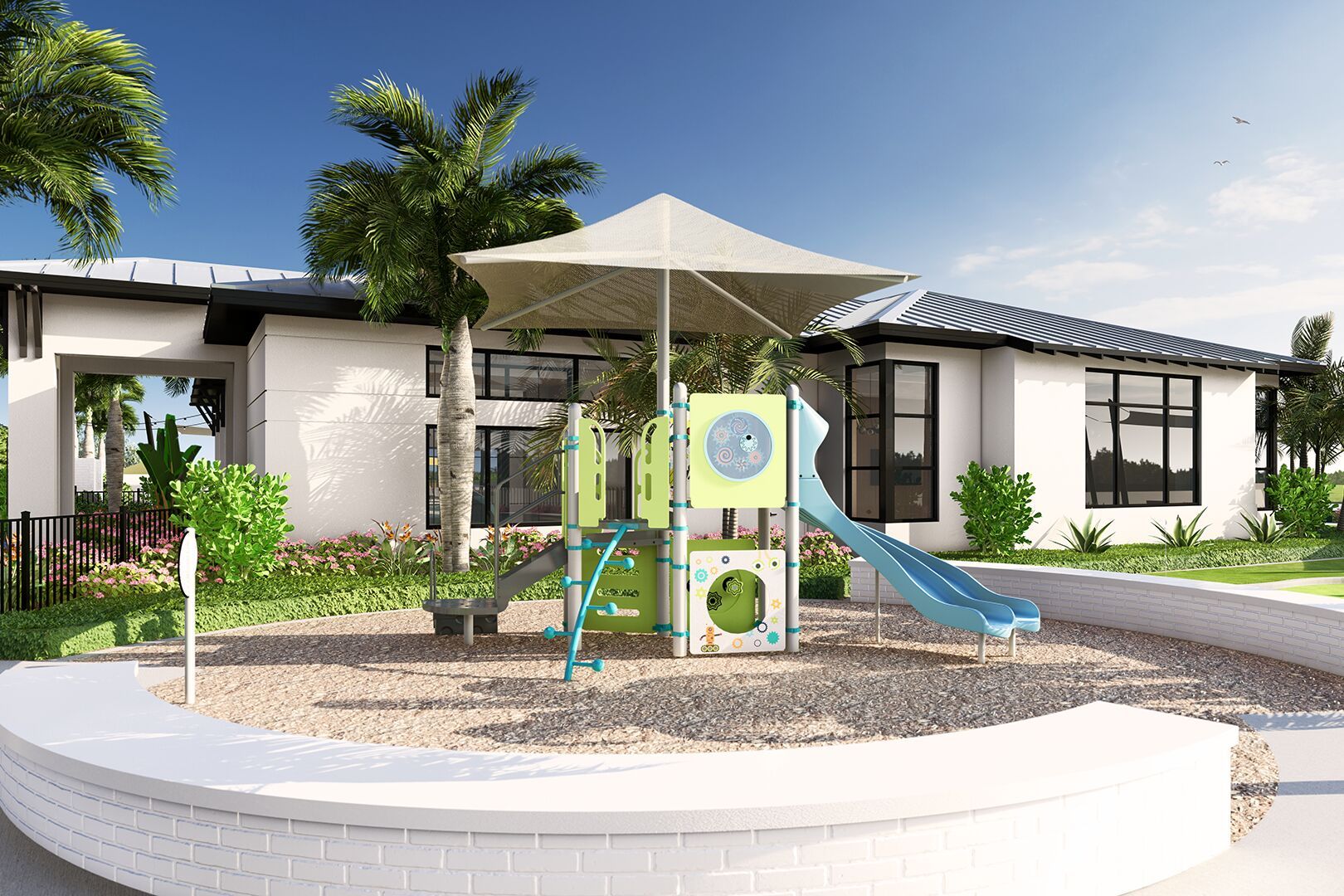 Future second amenity center - preliminary illustration