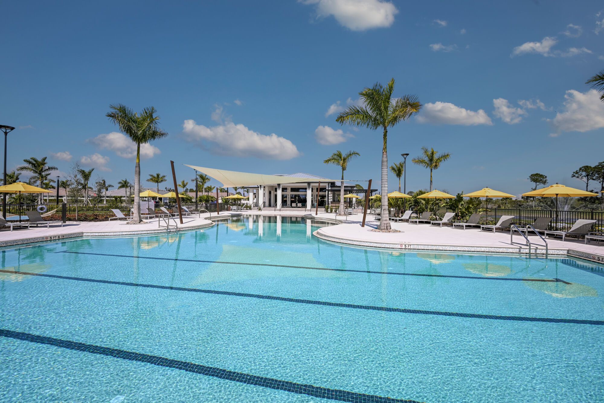 Sunstone resort-style pool with lap lanes