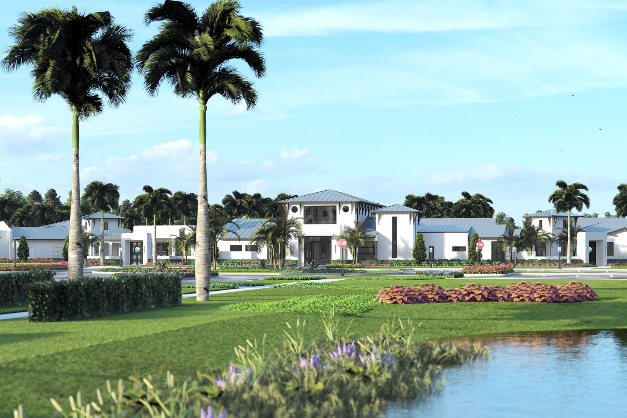 Resort-inspired clubhouse