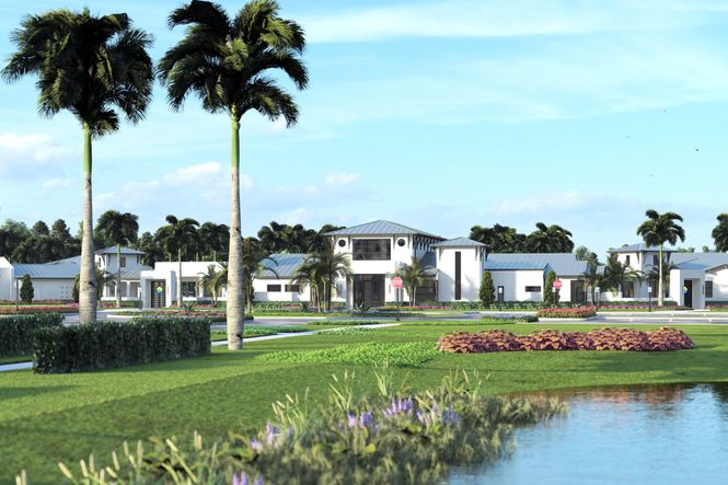 Resort-inspired clubhouse