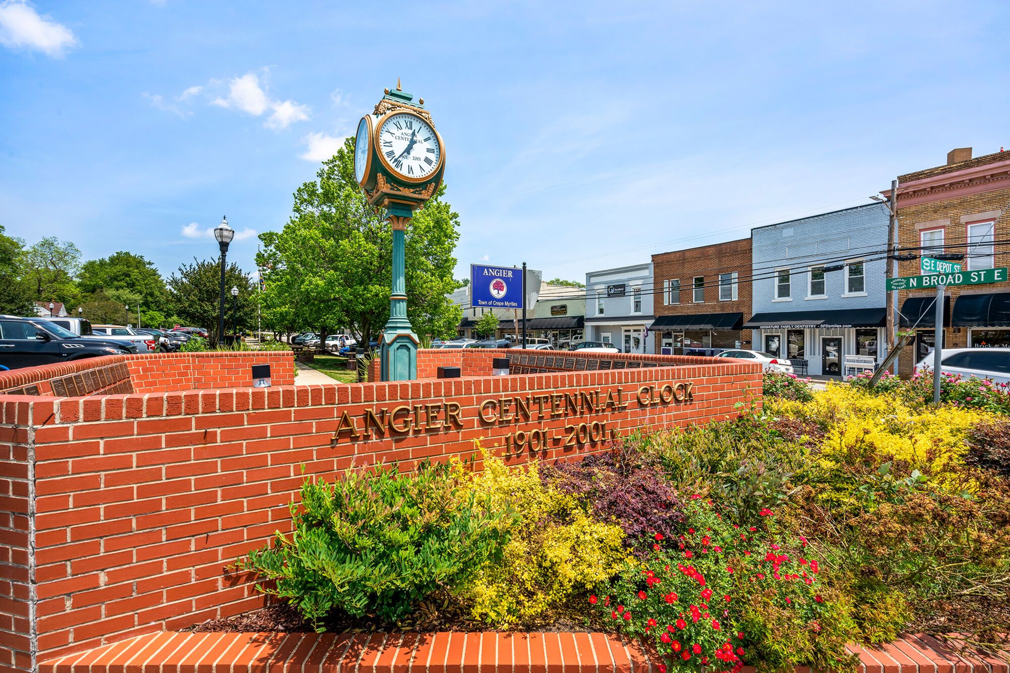 Angier Depot Square