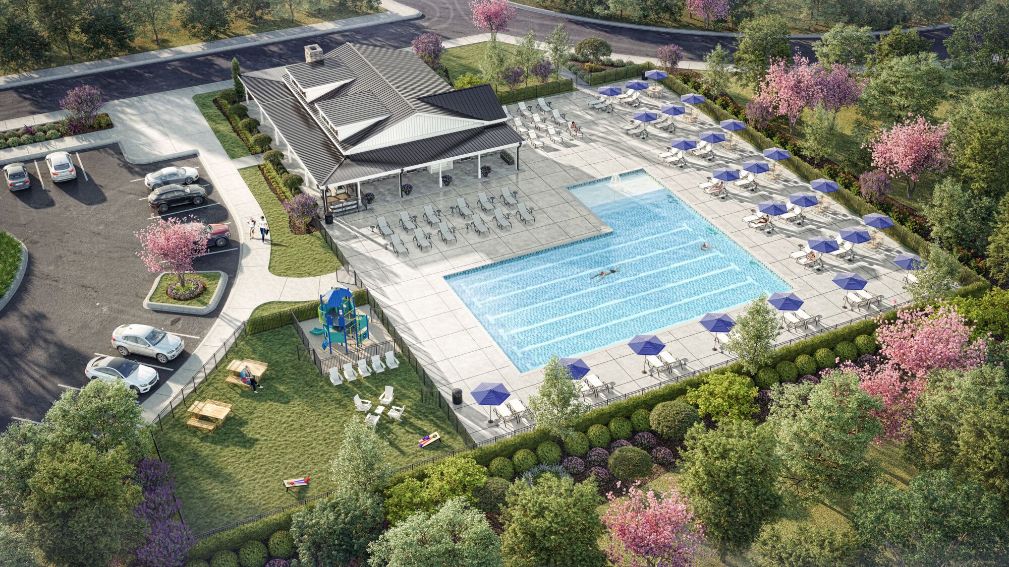 Future community pool & clubhouse