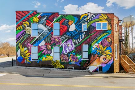 Downtown Garner, NC art mural