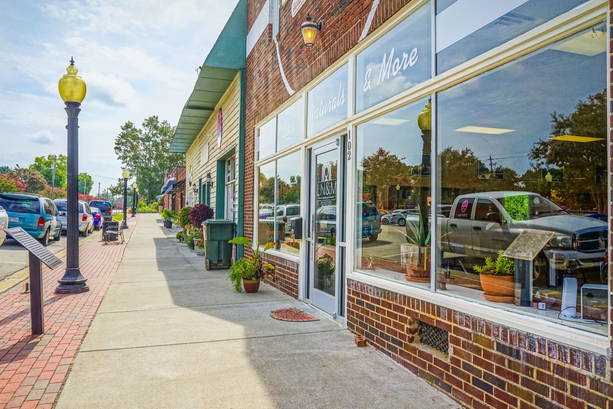Shops in downtown Garner, NC