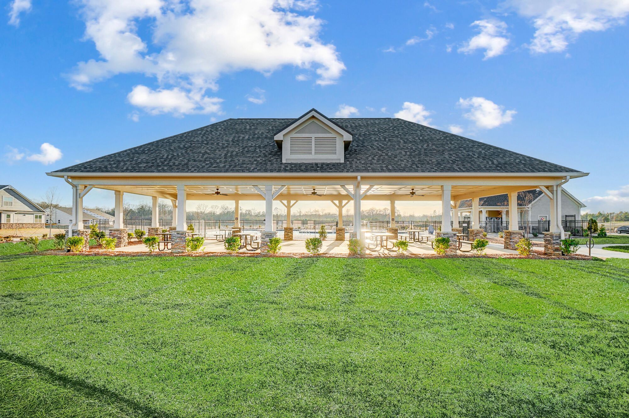 Waxhaw Landing picnic pavilion