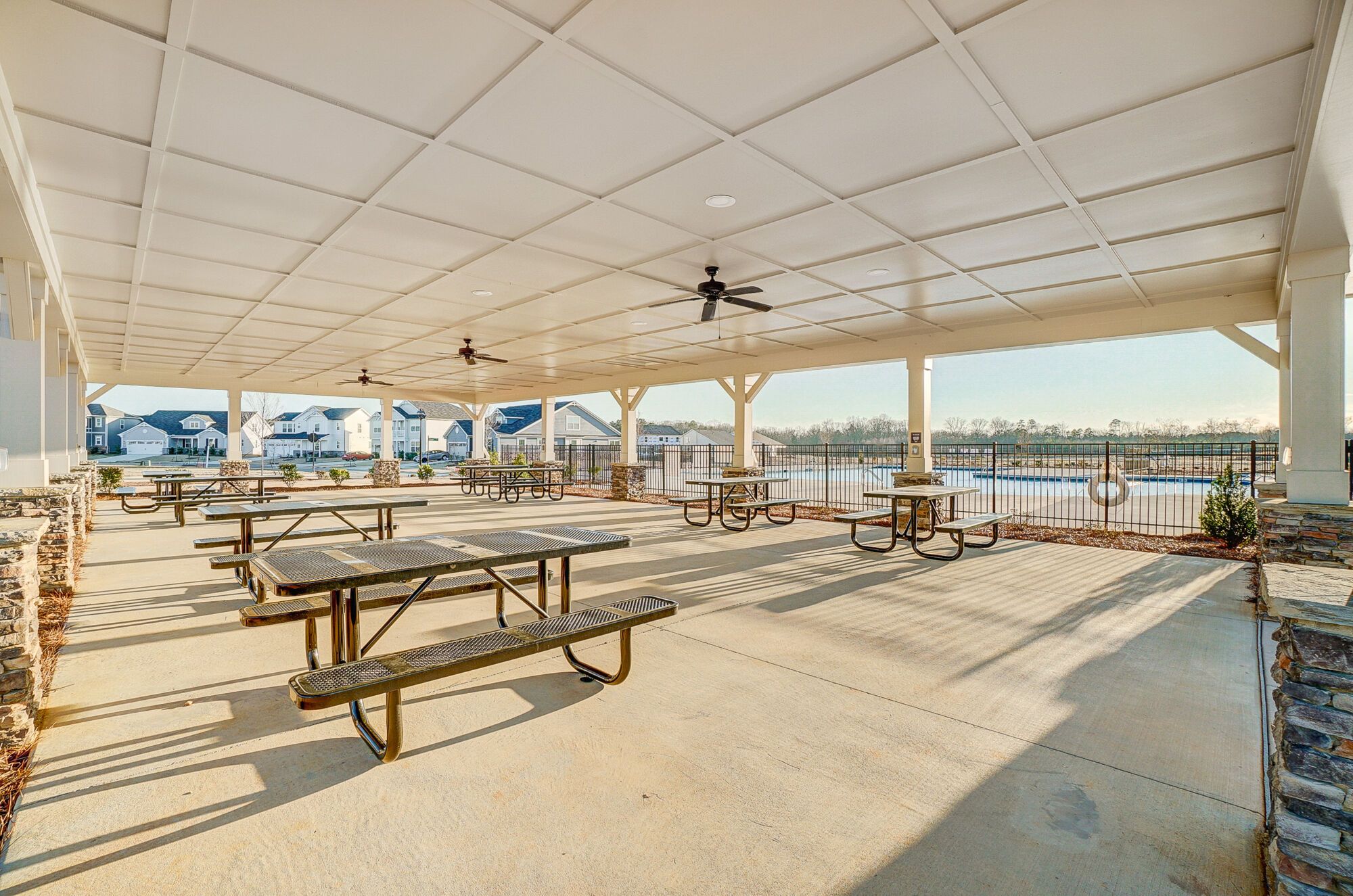 Waxhaw Landing picnic pavilion