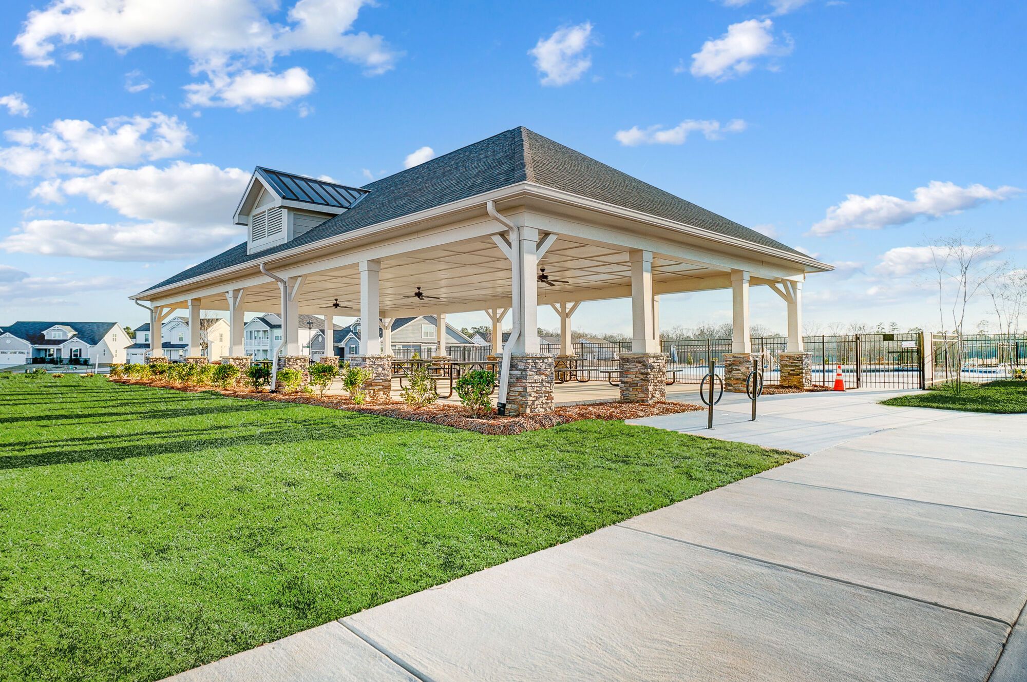 Waxhaw Landing picnic pavilion
