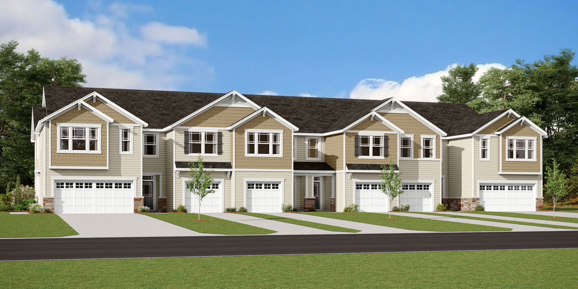 Craftsman Elevation rendering