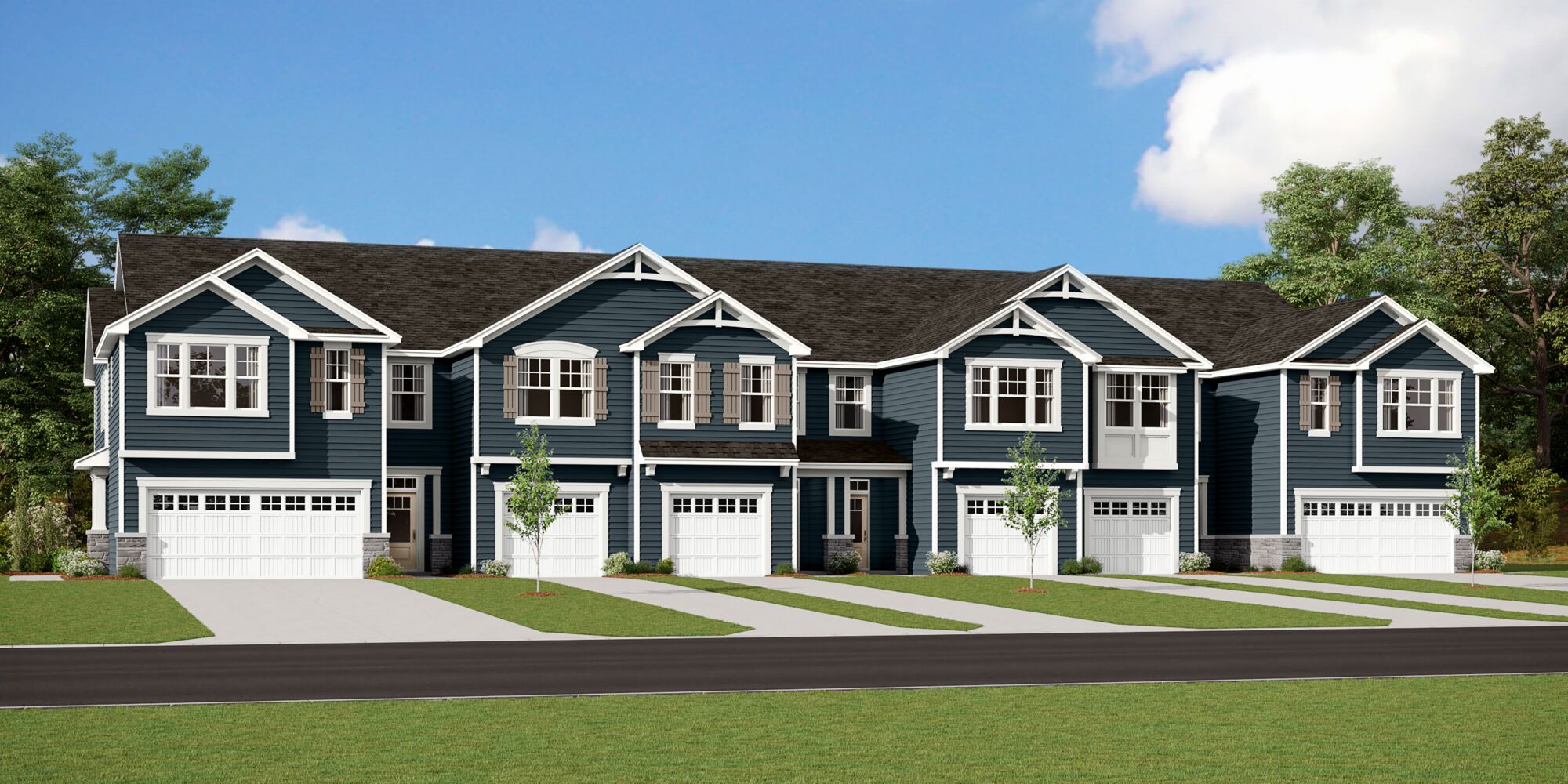 French Country Elevation rendering