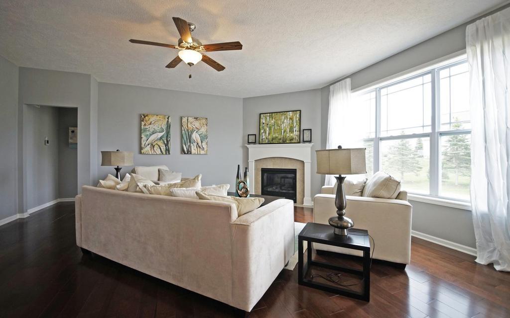 Welcome to the Waverly. This wonderful first floor master plan offers an array of possibilities. A flex room off the foyer can be either a study or an additional bedroom. The open concept of the two story Great Room to the Dining and Kitchen make it a won