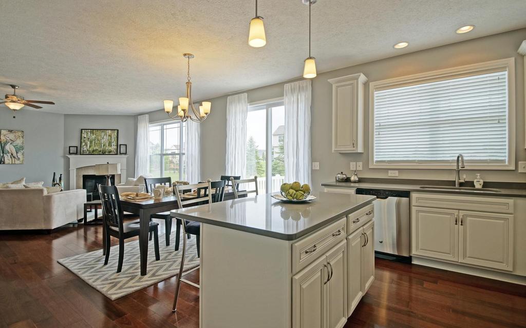 Welcome to the Waverly. This wonderful first floor master plan offers an array of possibilities. A flex room off the foyer can be either a study or an additional bedroom. The open concept of the two story Great Room to the Dining and Kitchen make it a won