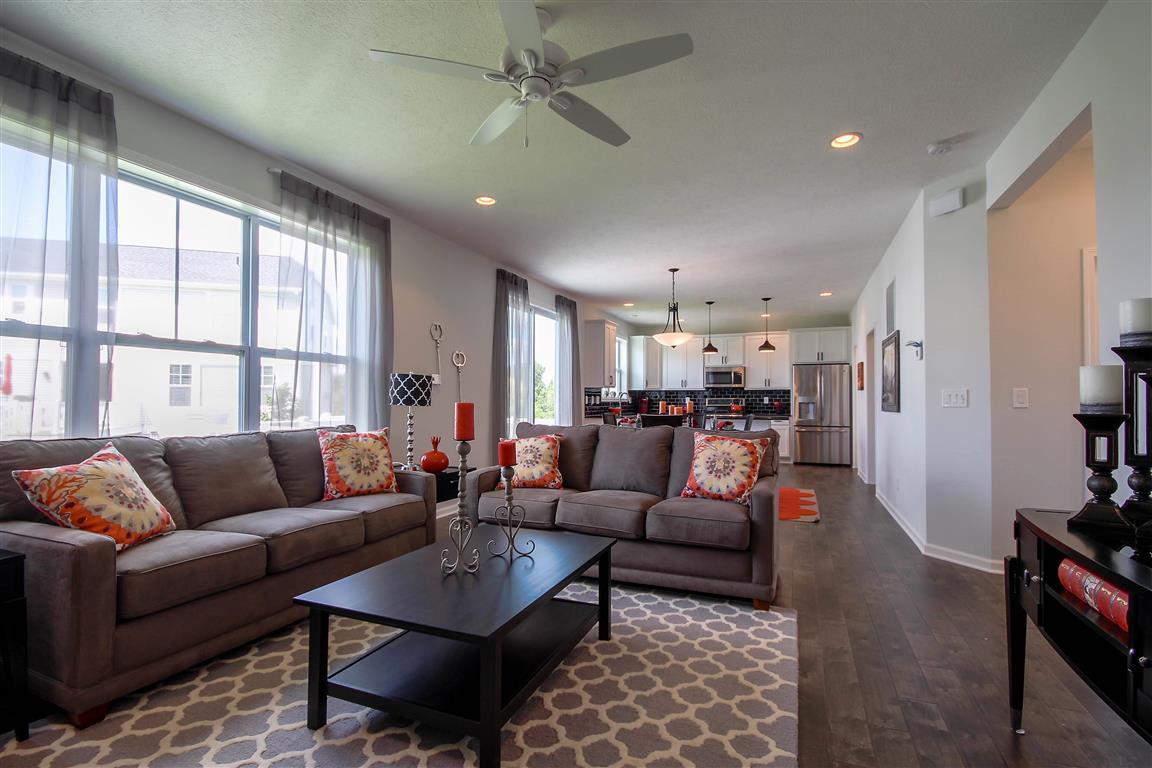 Welcome to the Newton. This home has a little bit of everything - from the first floor flex room (which can be a den or a bedroom) to the spacious Great Room, to the oversized dining area and well appointed kitchen, you will find it offers just what you n