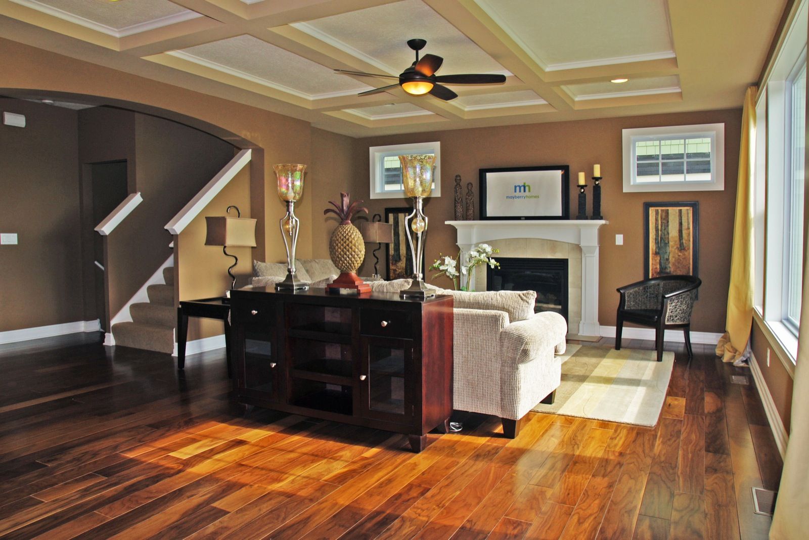 Welcome to the Nantucket. This is a WOW home - at every turn. The foyer leads to the first floor study and on to the wide open Great Room, dining, and kitchen areas - all graced with plenty of glass! A drop zone and Command Center off of the kitchen help 