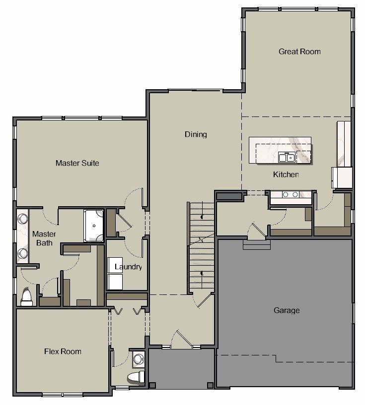 The Madison by Mayberry Homes