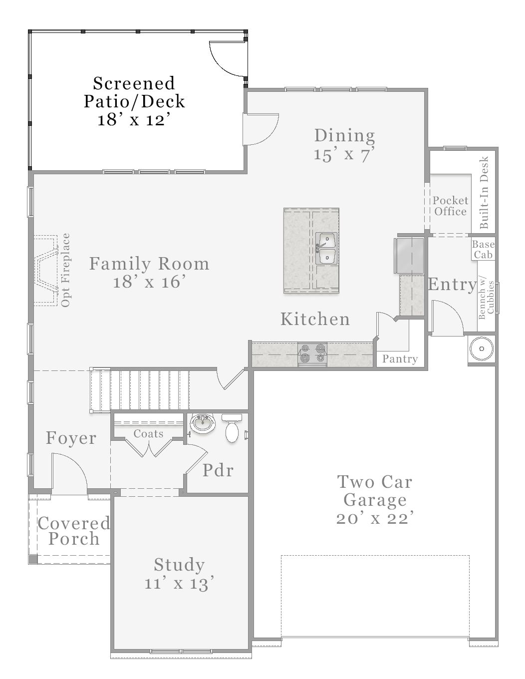 Optional - Screened Deck / Patio