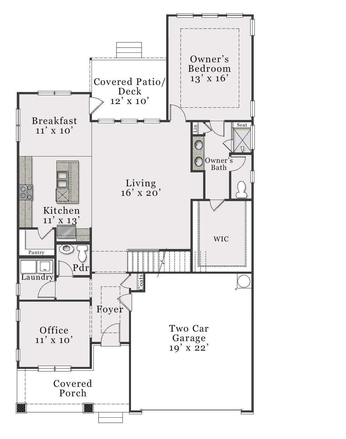 Craftsman First Floor