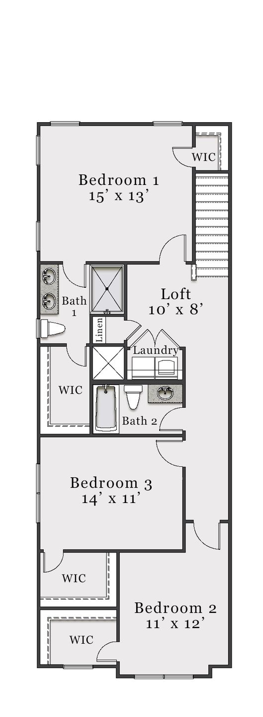 End Second Floor