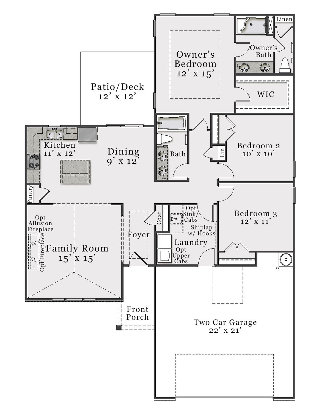 Craftsman first floor