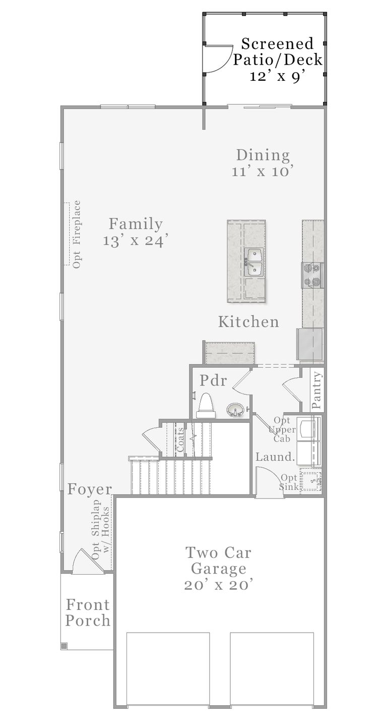 Optional - Screened Deck / Patio