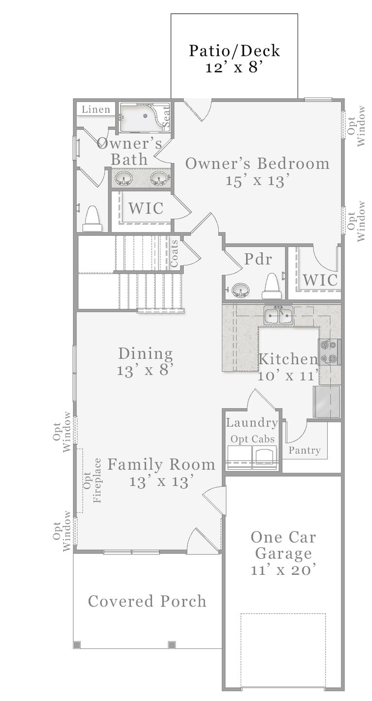 Optional - Deck / Patio