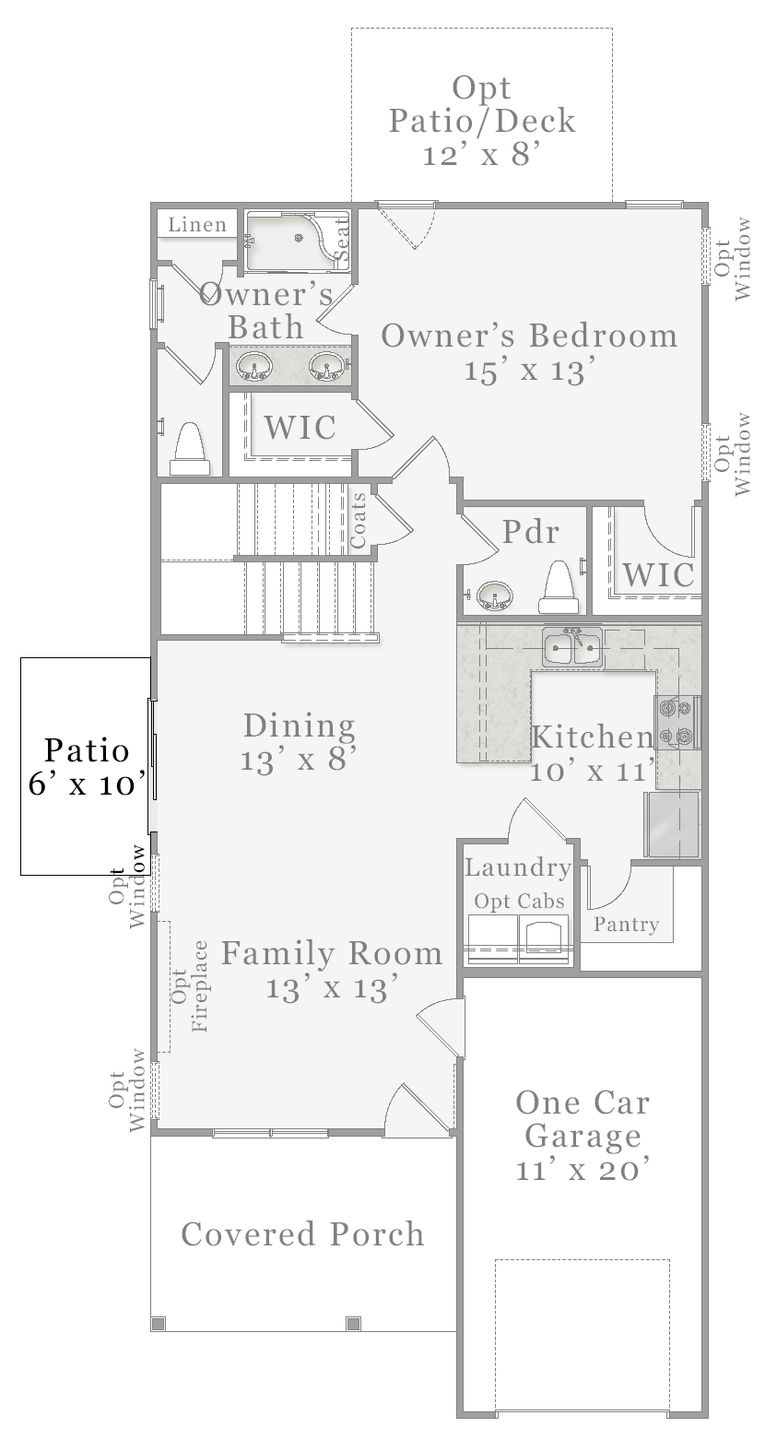 Optional - Side Patio