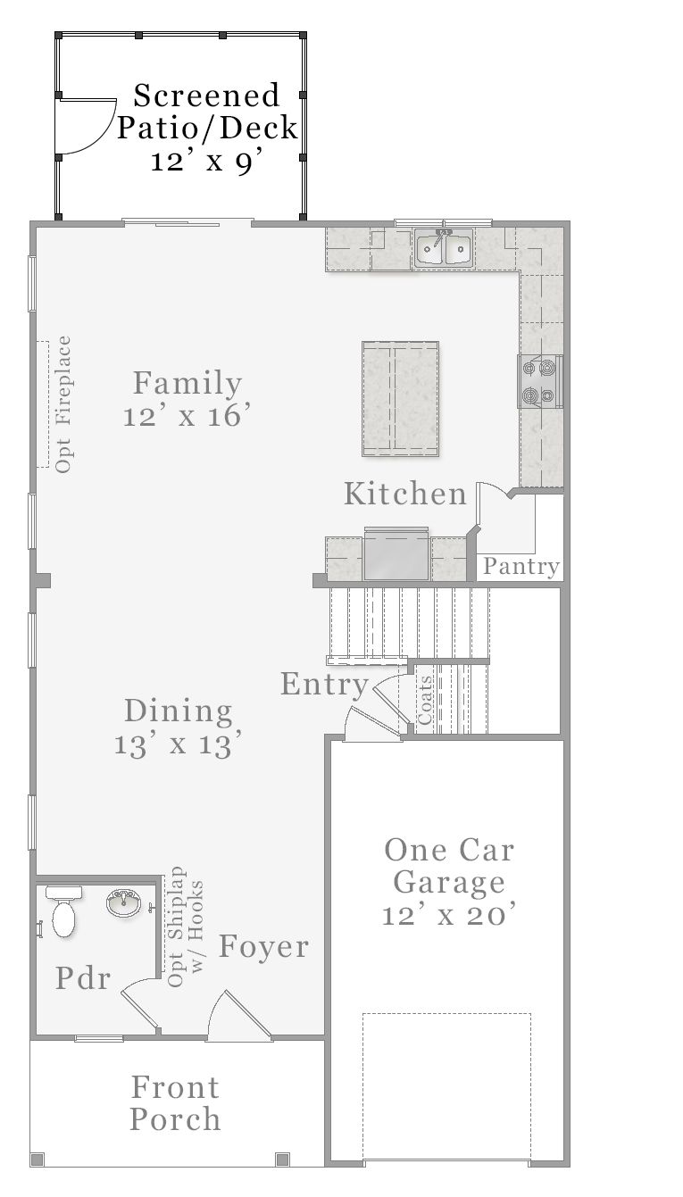Optional - Screened Deck / Patio