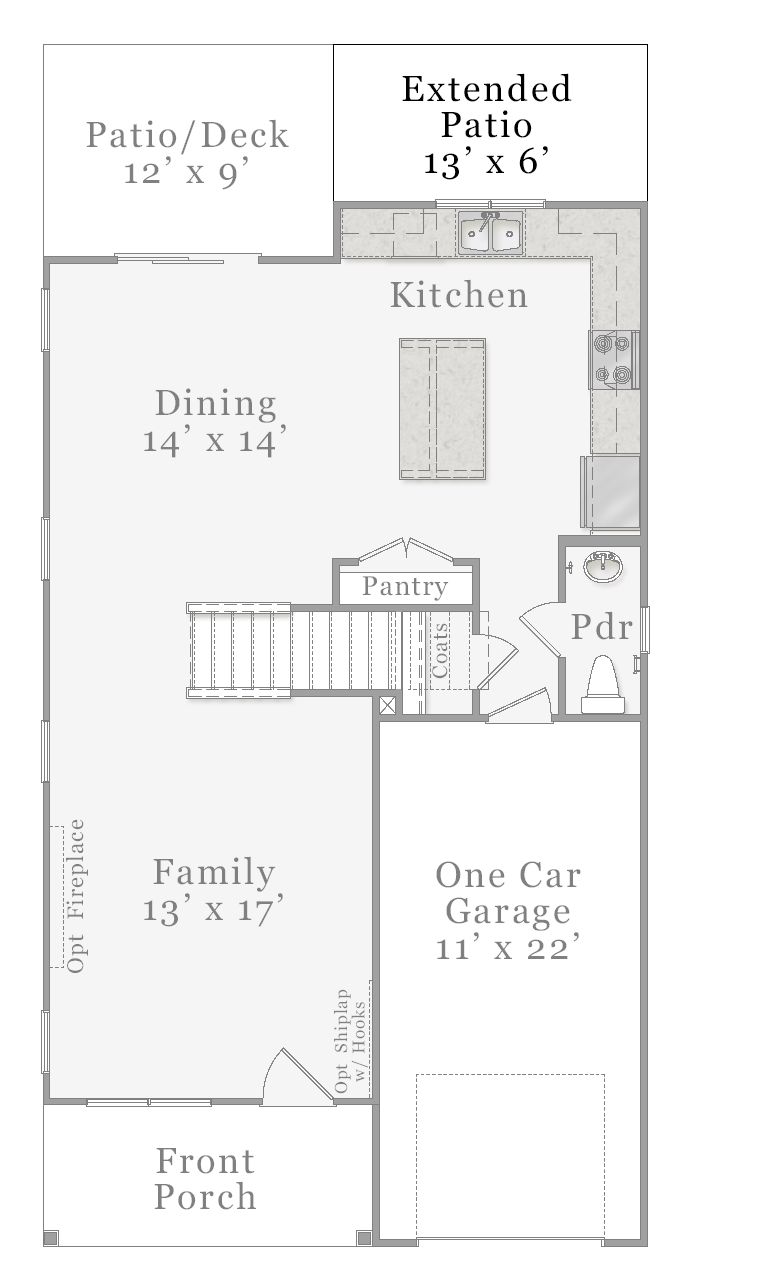 Optional - Extended Patio