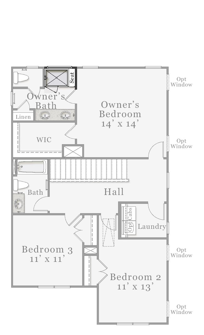 Optional - Owner's Tiled Shower