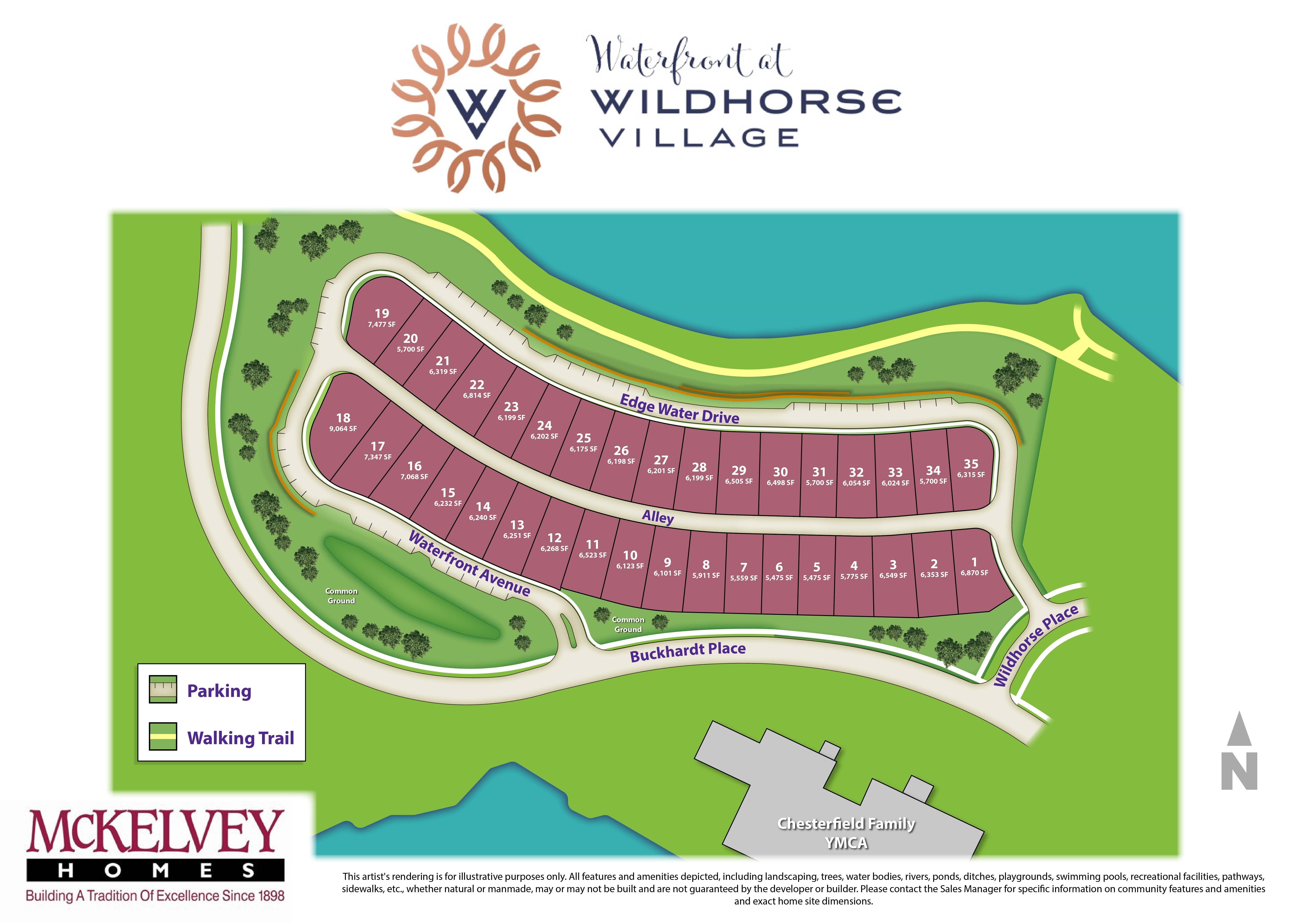 Waterfront at Wildhorse Village in Chesterfield, MO New Homes by