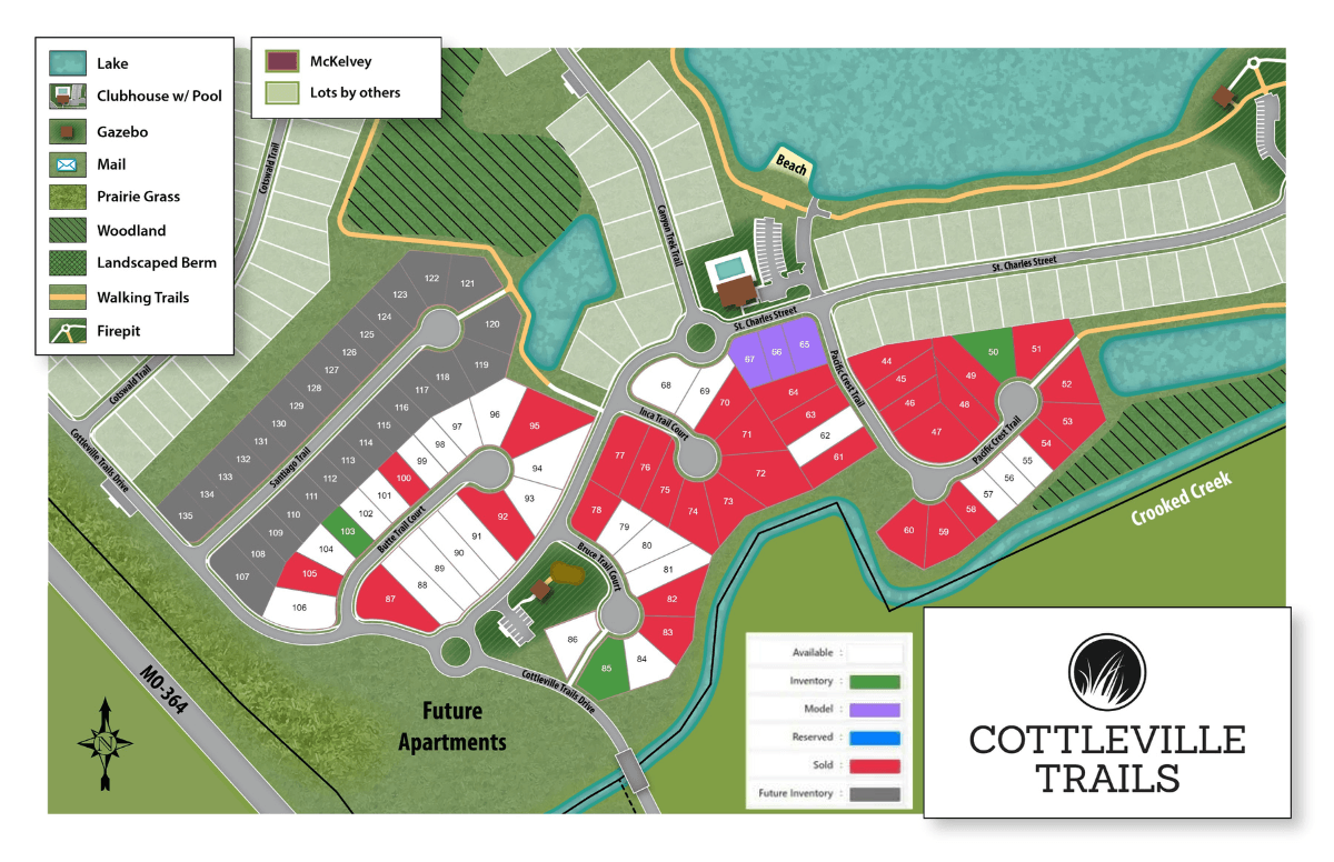 Cottleville Trails in Cottleville, MO New Homes by McKelvey Homes