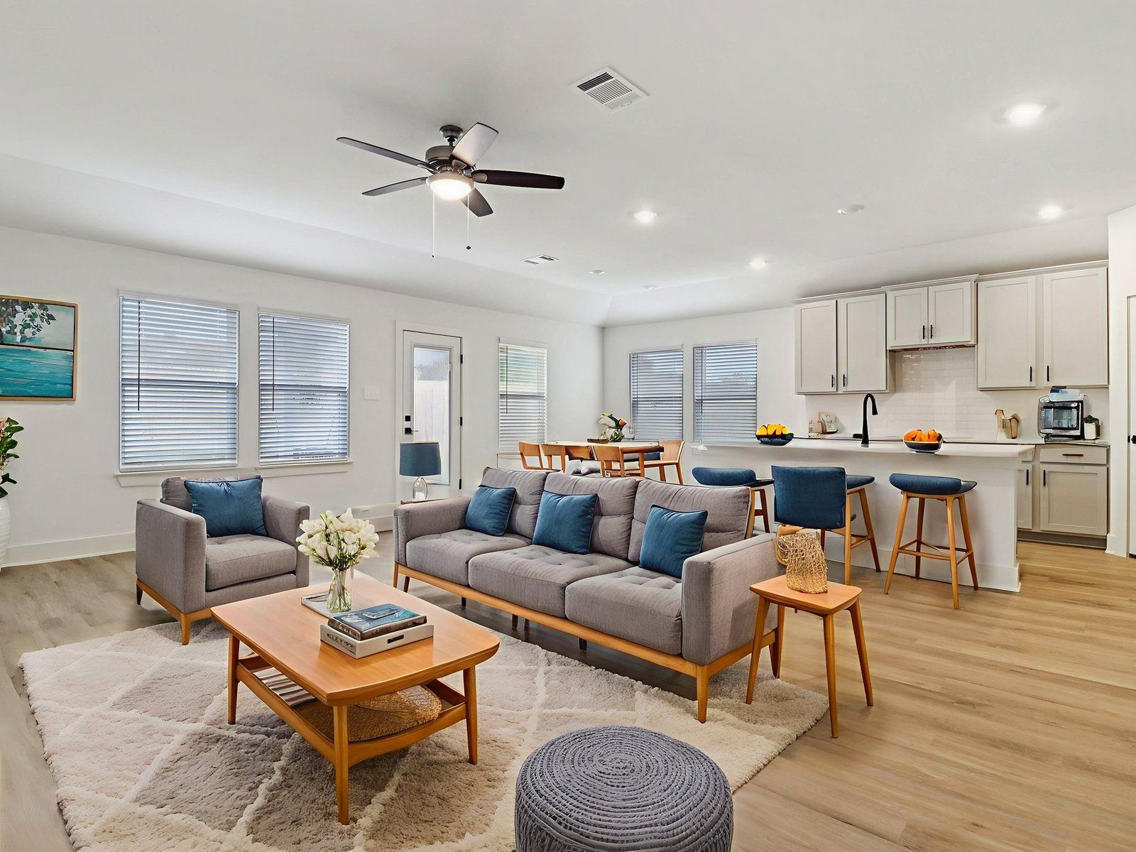 Virtually Staged Living Room